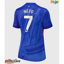 Camiseta Chelsea Pedro Neto #7 Primera Equipación para mujer 2025-26 manga corta